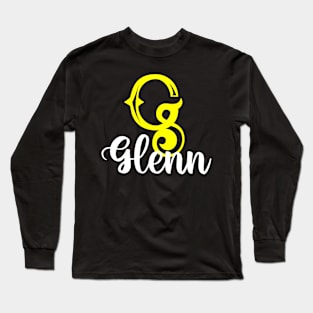 I'm A Glenn ,Glenn Surname, Glenn Second Name Long Sleeve T-Shirt